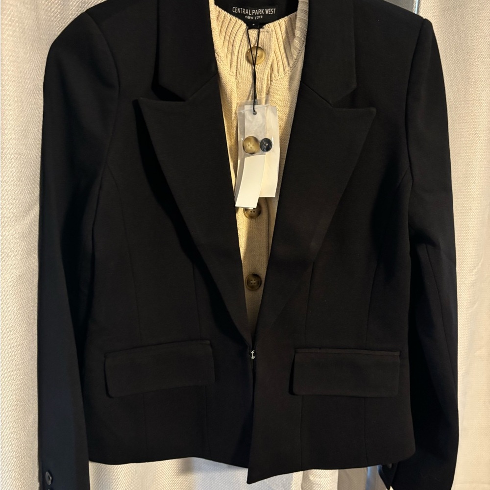 Central Park West Women's Black Blazer - NEW